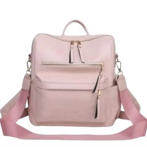 Convertible Pink Backpack